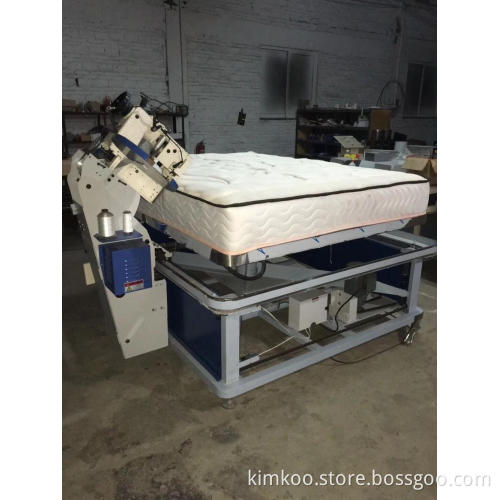 Semi-automatic mattress edge tape sewing machine